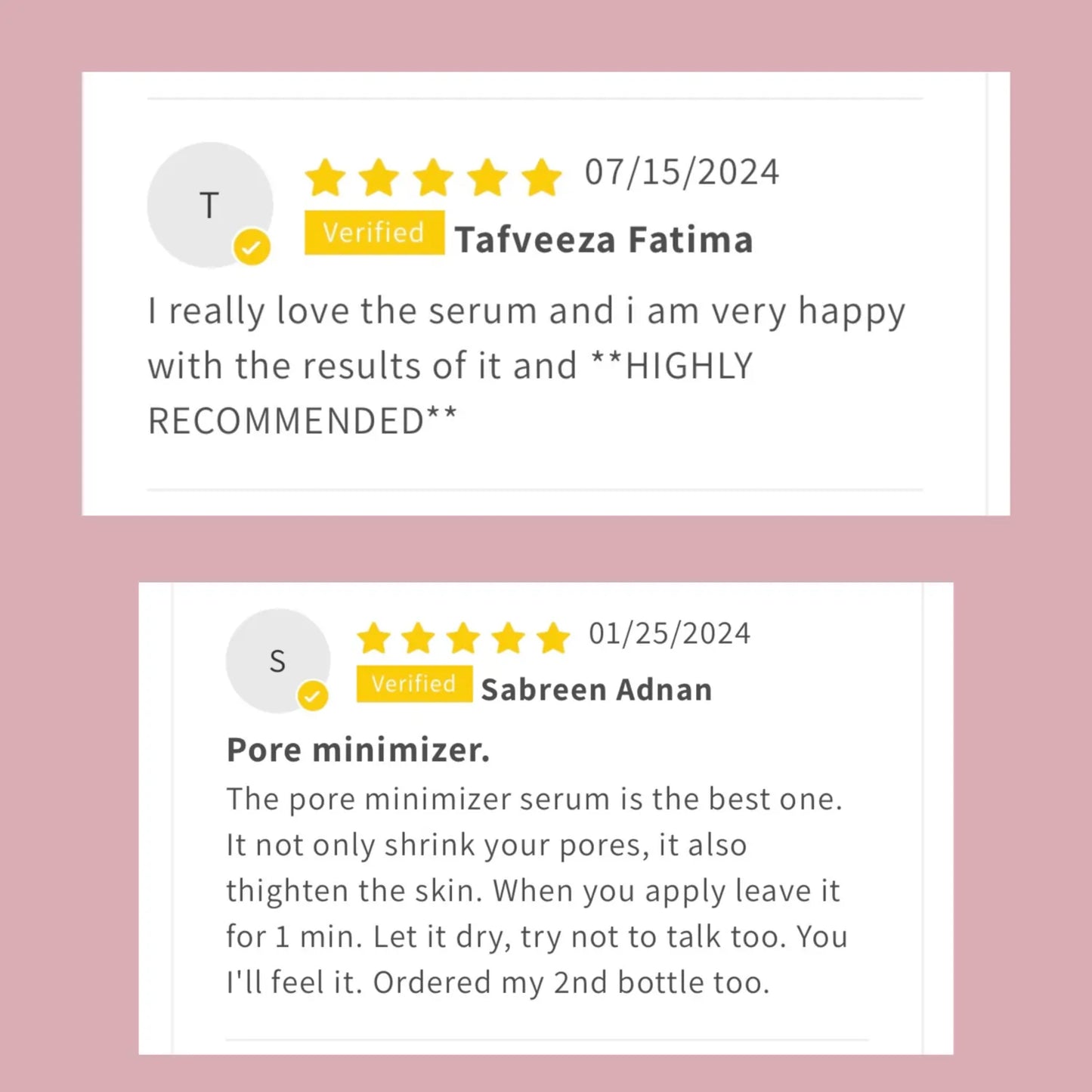 The Pore Minimizer Serum