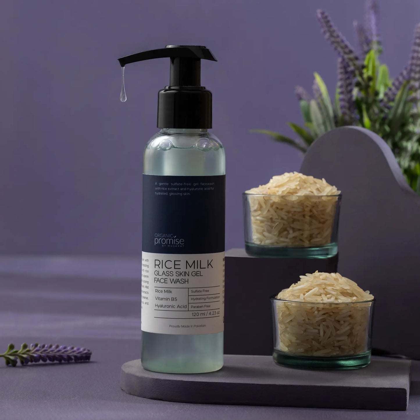 Rice Milk Glass Skin Gel Face wash