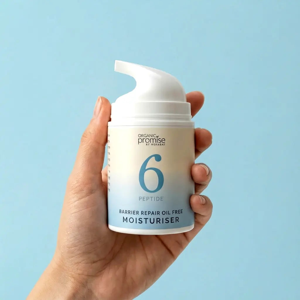 6 Peptides Oil Free Moisturiser Organic Promise By Musarat