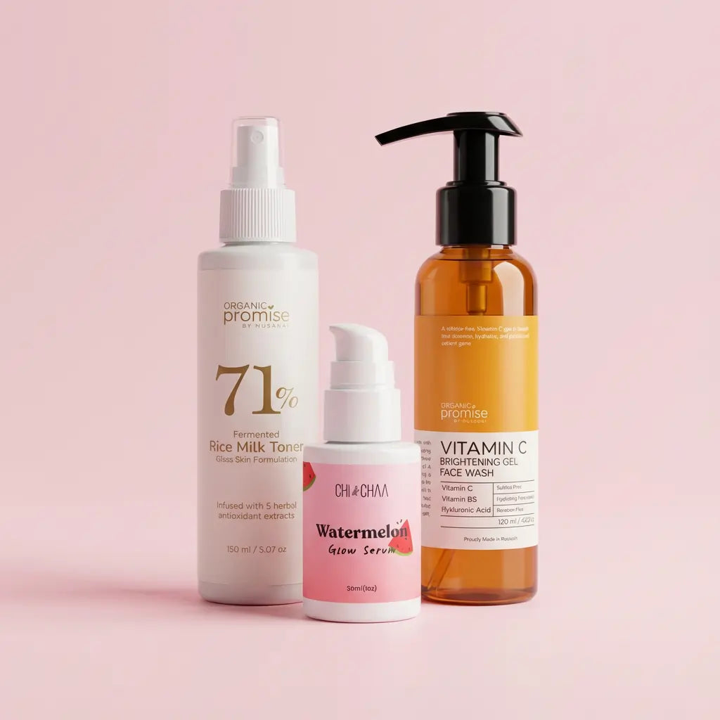 3 Step Glow Routine Organic Promise By Musarat