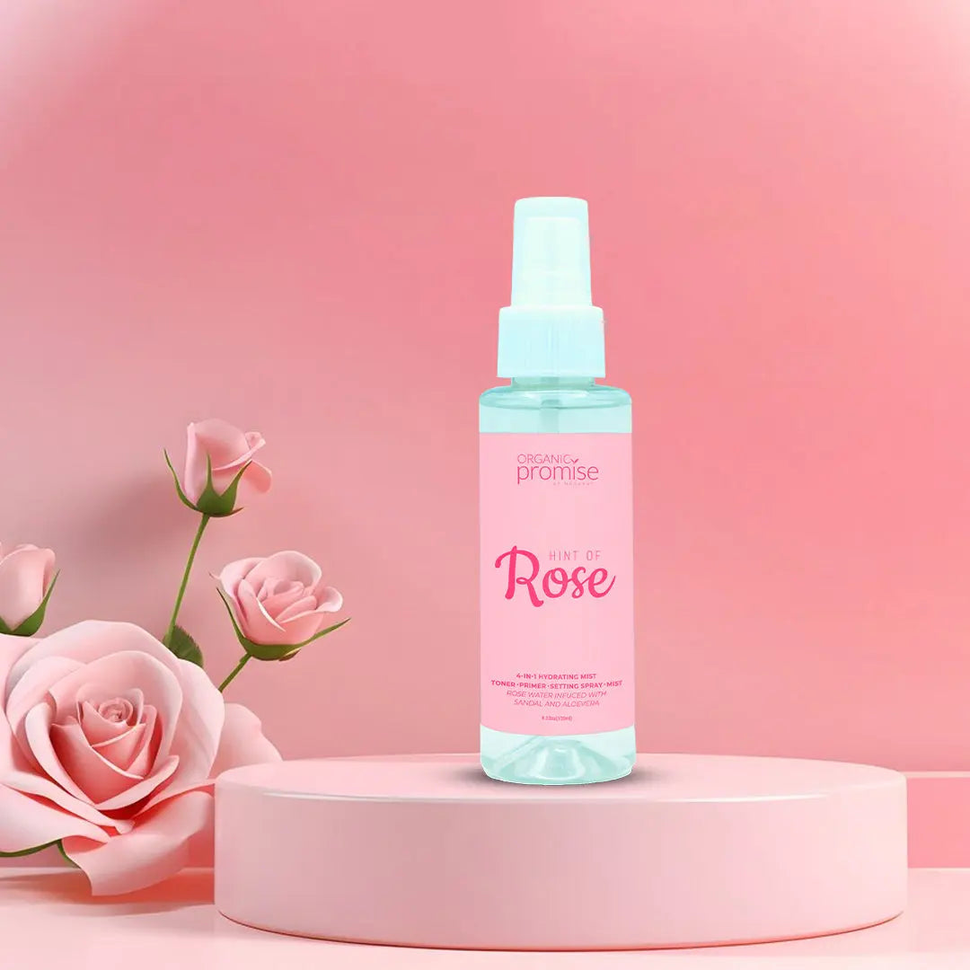 Hint Of Rose Mist – Aloe Vera Infused sandal organicpromice