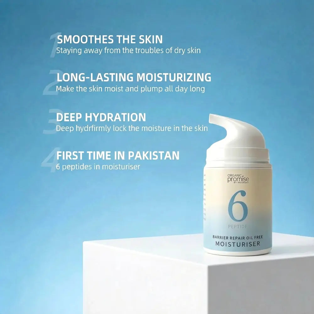 6 Peptides Oil Free Moisturiser