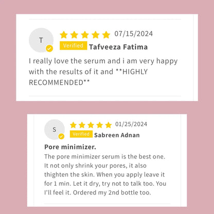 The Pore Minimizer Serum