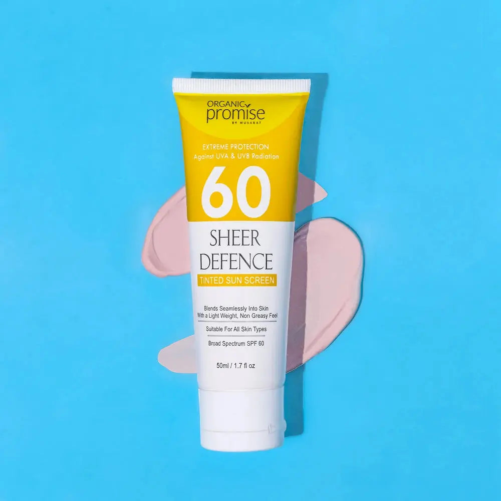 Sheer Defence Tinted Sun Screen - 60 SPF | Ultimate Sun Protection ...