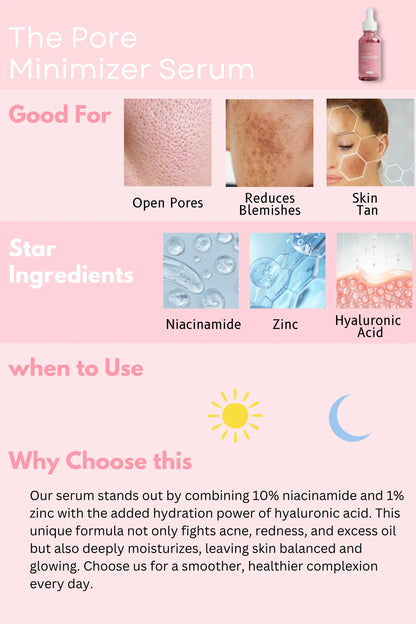 The Pore Minimizer Serum