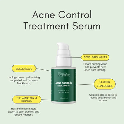 Acne Control Treatment - 2 % Salicylic acid Organic Promise By Musarat