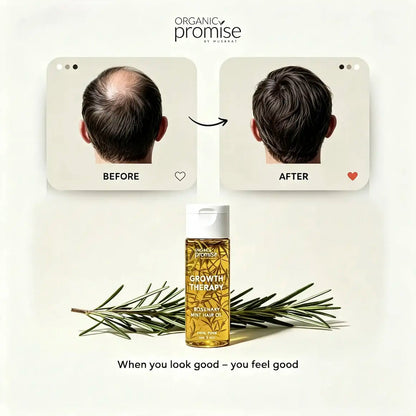 Growth Therapy Rosemary Mint Hair Oil Organic Promise By Musarat